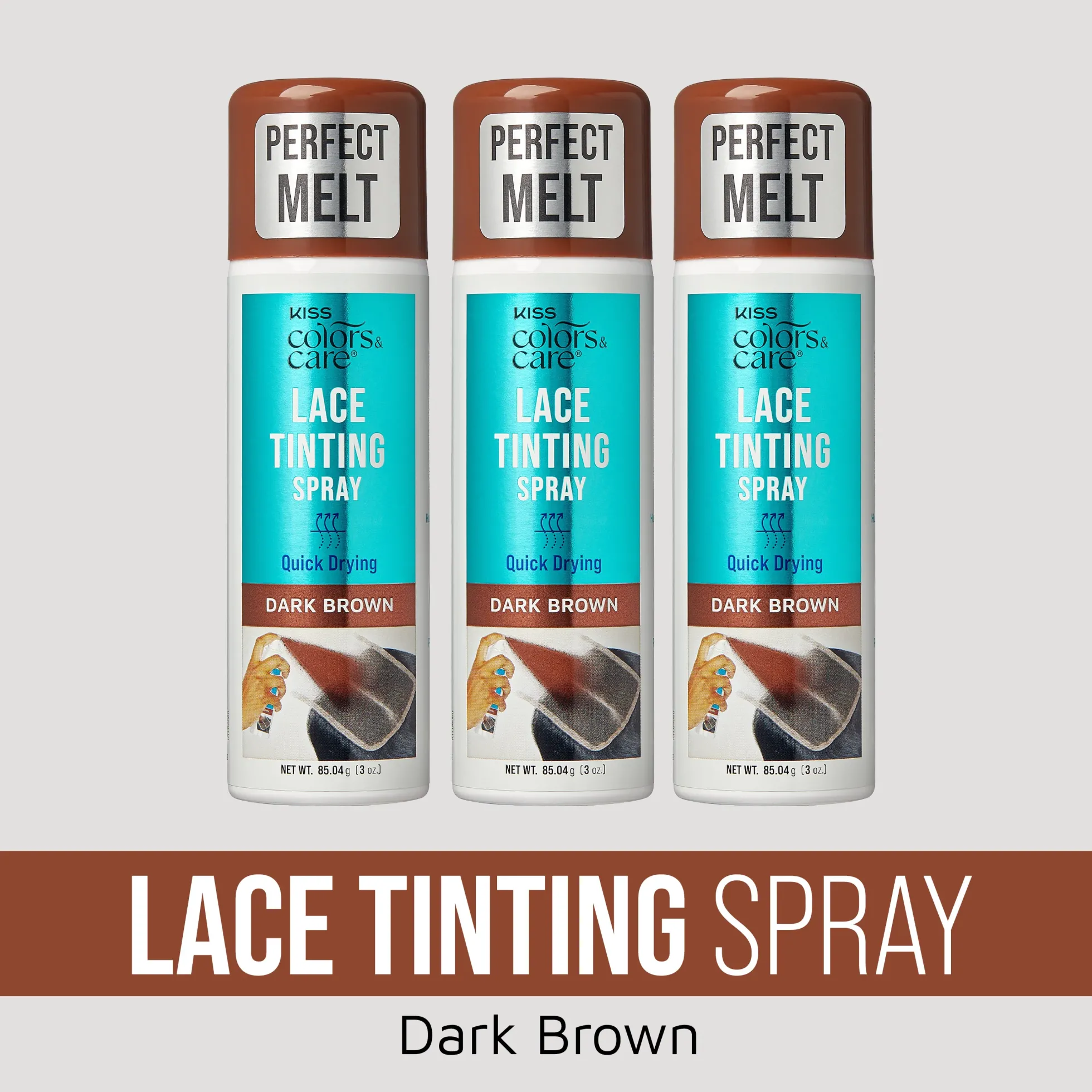 Dark Brown Lace Tinting Spray Bundle