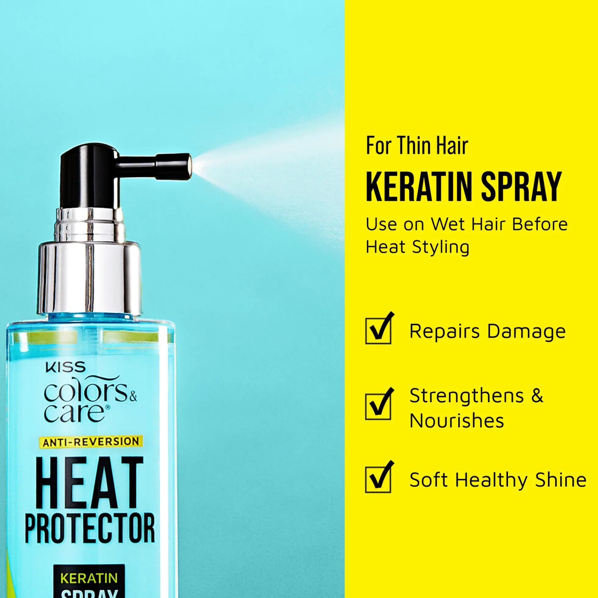 Heat Protector Keratin Spray
