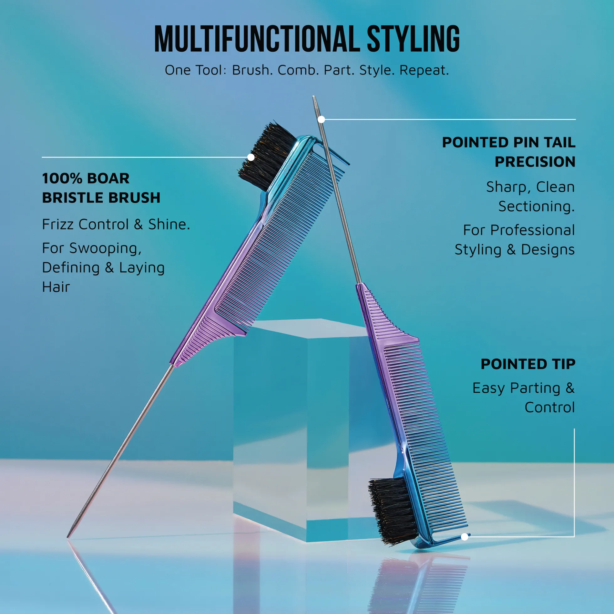 3 in 1 Edge Combrush