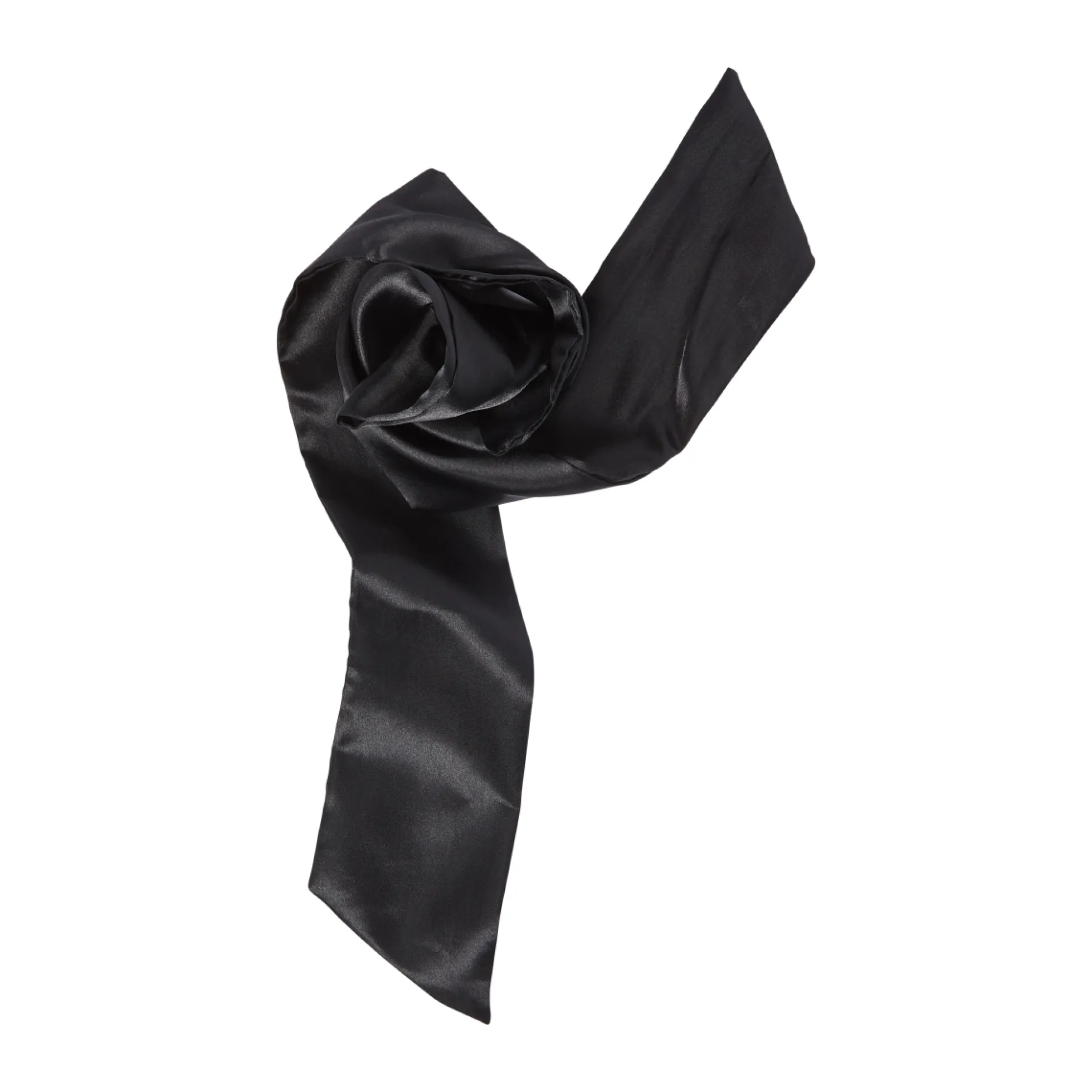 Silky Satin Edge Scarf