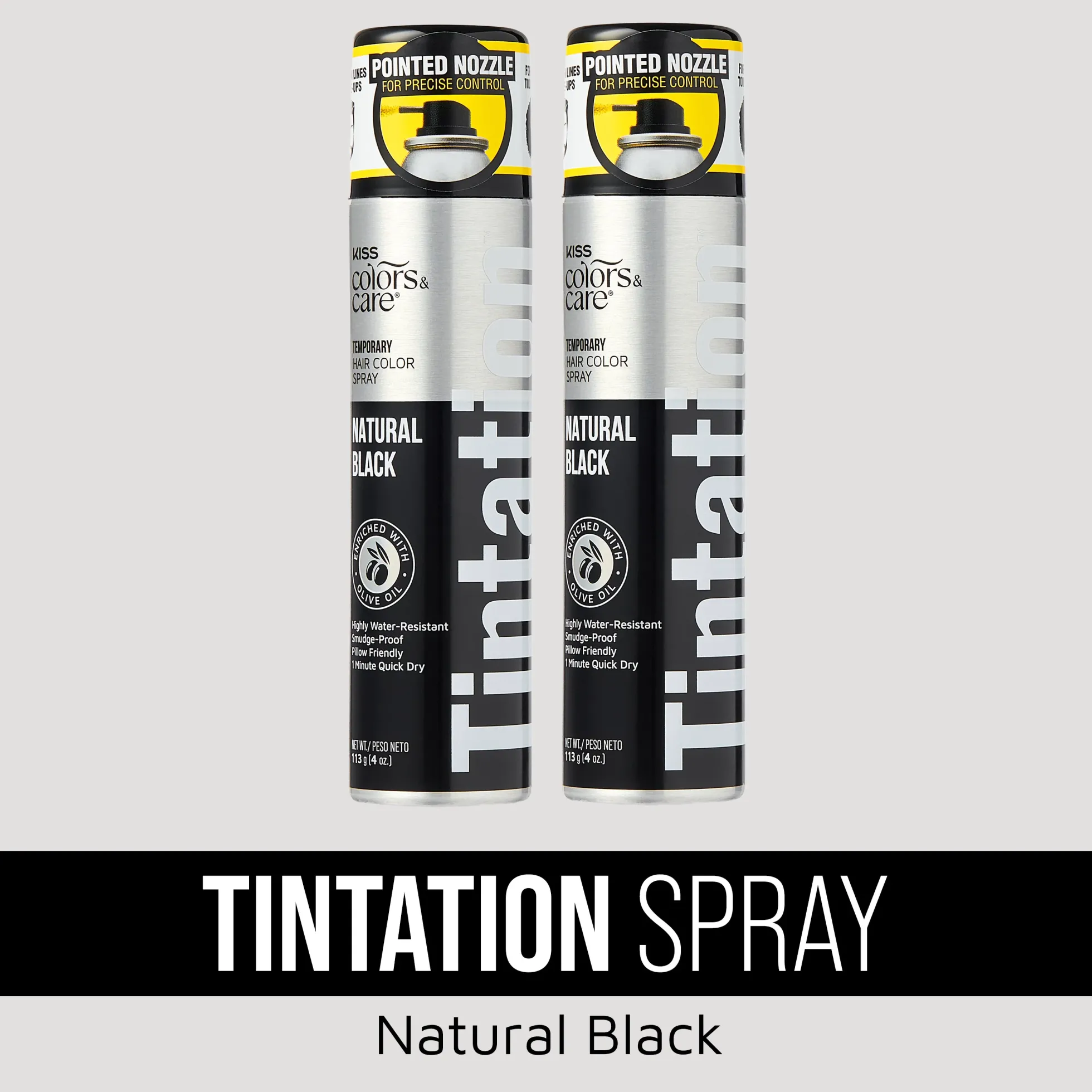 Tintation Spray Natural Black Bundle